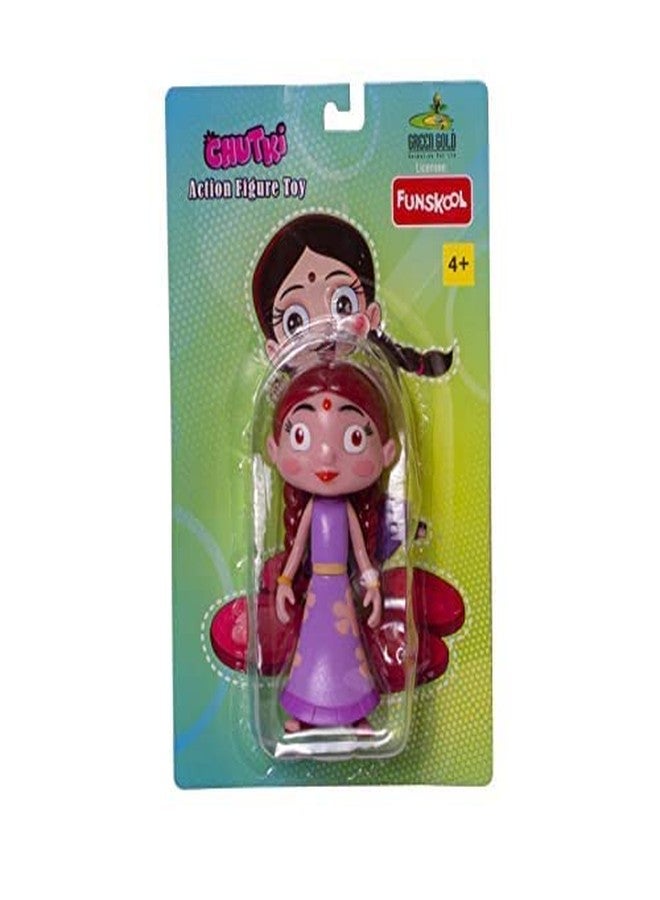 Funskool Chutki Action Figure Toy, Green Gold Chhota Bheem and Friends with Articulation, 4 inches, Cute & Colorful, Cartoon Collectibles, Ideal Gift for Children, Toys for Kids Ages 4+ Years - Image 1